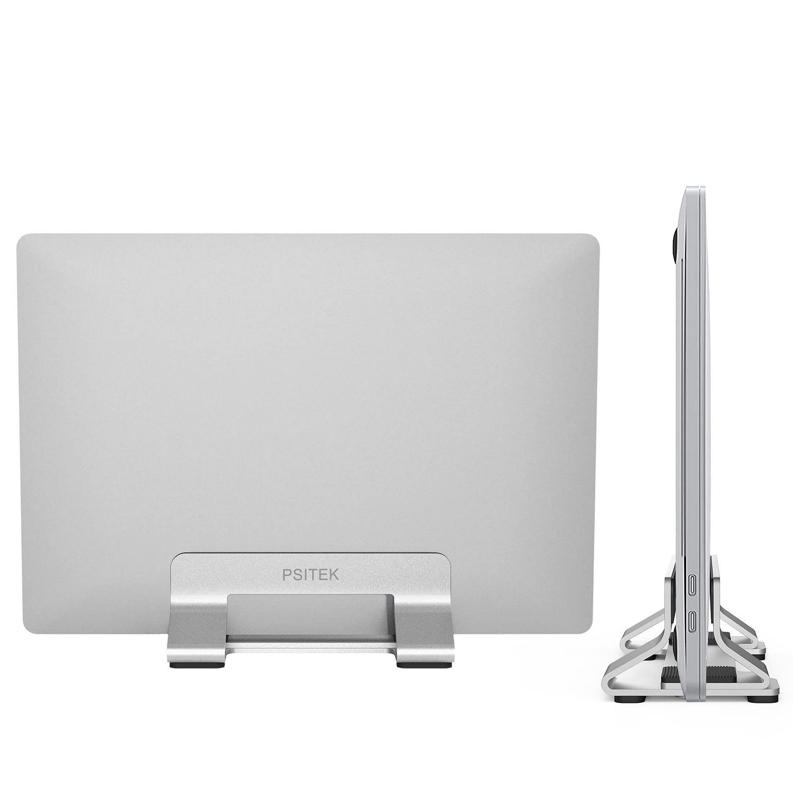 Регульована алюмінієва підставка для ноутбука, вертикальний док-тримач, регульована ширина слота 12-42 мм, фото №7