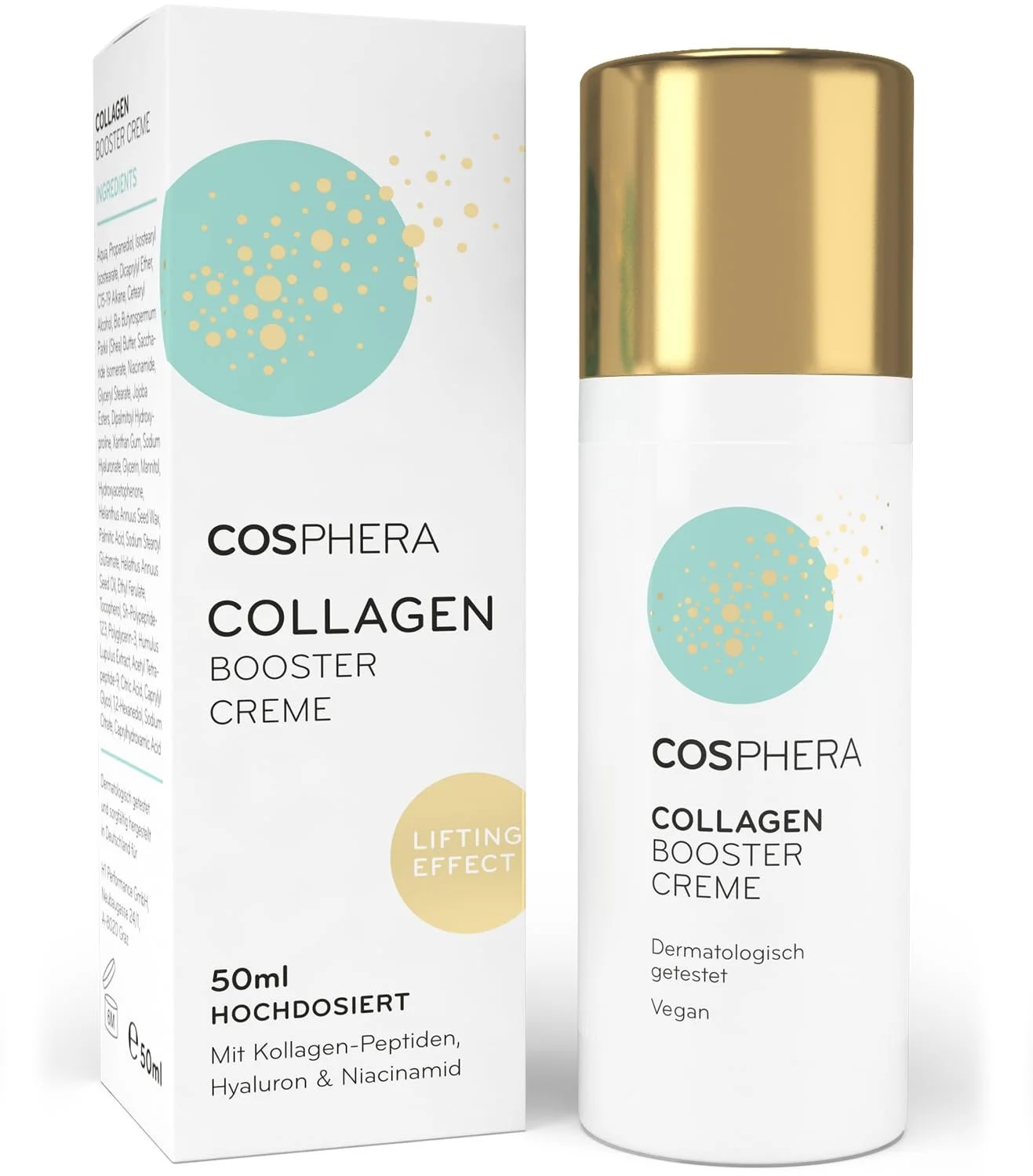 Крем для обличчя Cosphera Collagen Booster Cream веганський проти зморшок 50 мл, фото №1 Крем для обличчя Cosphera Collagen Booster Cream веганський проти зморшок 50 мл, фото №1