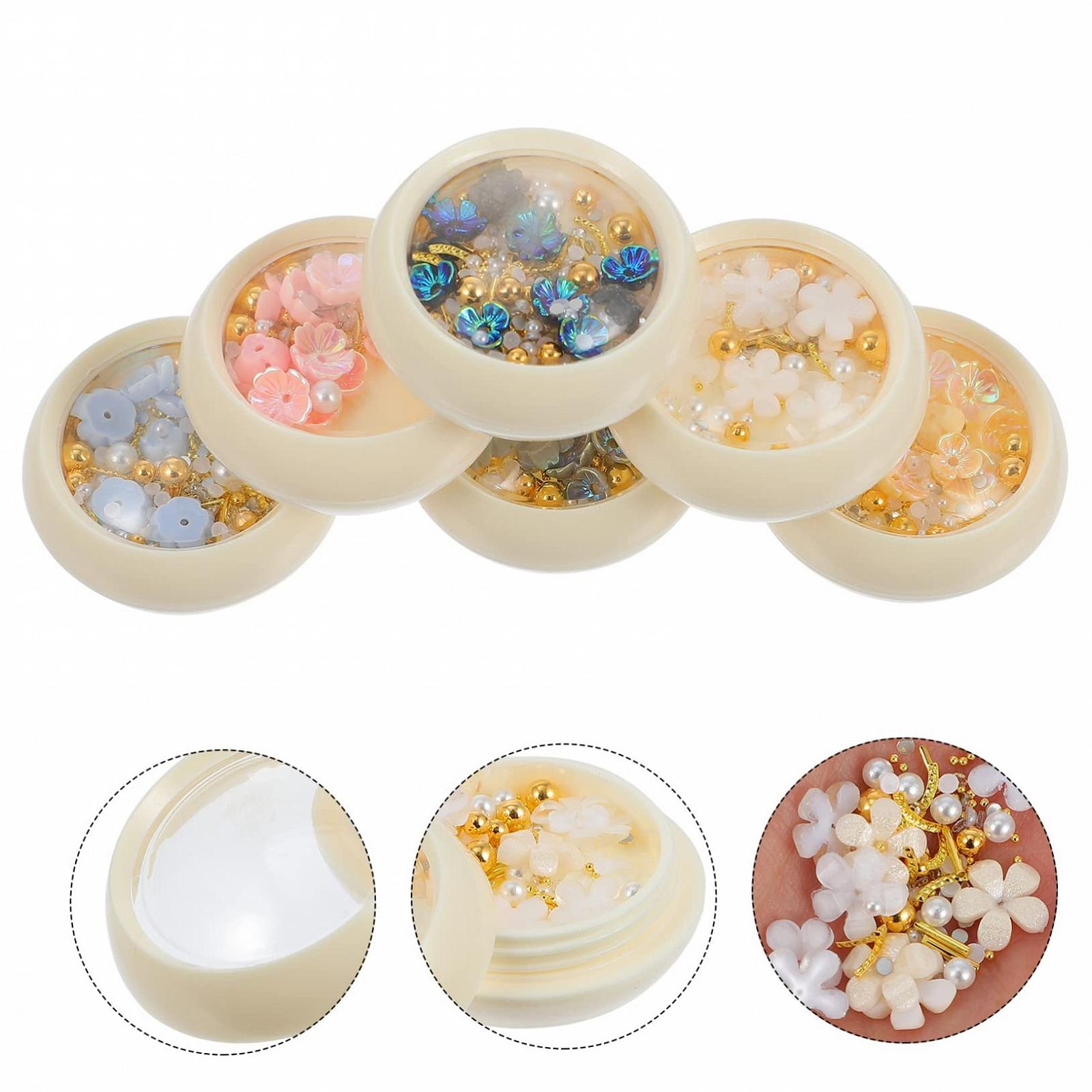 Набір для манікюру Mikinona Штучні перли, Кристали, Квіти, фото №3