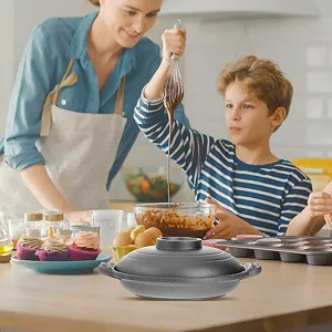 Кастрюля-пароварка керамическая термостойкая с антипригарным покрытием универсальная 1 шт. цена на synthetic.ua - Фото 1 Кастрюля-пароварка керамическая термостойкая с антипригарным покрытием универсальная 1 шт. synthetic.ua - Фото 1