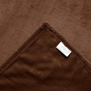 Покривало ESTELLA Polar Fleece Плюшева Коричнева Пухнаста Мікрофібра Фланелева Ідеально підходить для дивану 150 x 200 см synthetic.ua - Фото 1