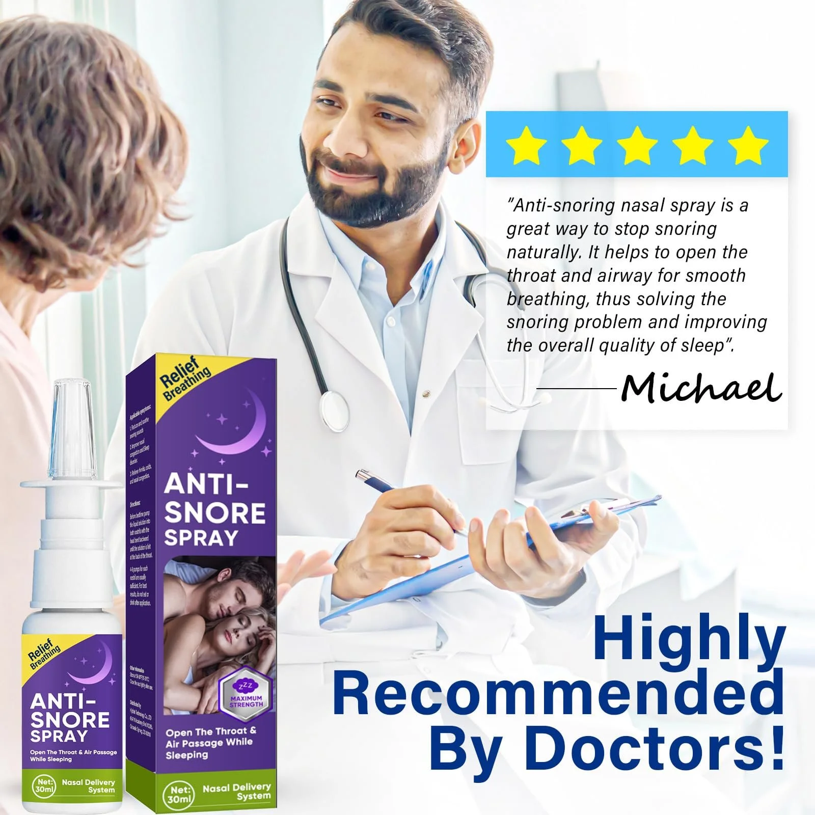 Спрей від хропіння Anti Snore, пристрій від хропіння, фото №3