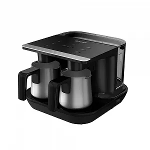 Автоматическая кофеварка для турецкого кофе Arçelik TKM 9961 на 6 чашек Черная synthetic.ua - Фото 1