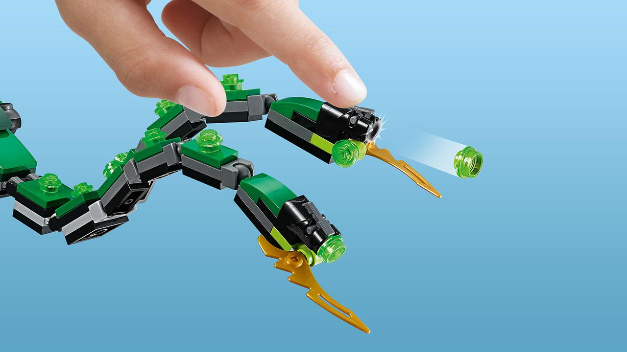 Конструктор LEGO Ninjago Зелений енерджі дракон Ллойда 70593, фото №6