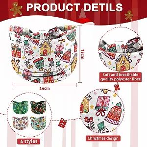 Набор рождественских повязок на голову (4 шт.) synthetic.ua - Фото 1