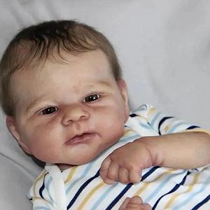 Кукла RXDOLL Reborn 45 см Виниловая Кукла Новорождённой Девочки - Фото 1