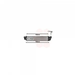 Інтеркулер VAN WEZEL 37004622 для OPEL - Фото 1