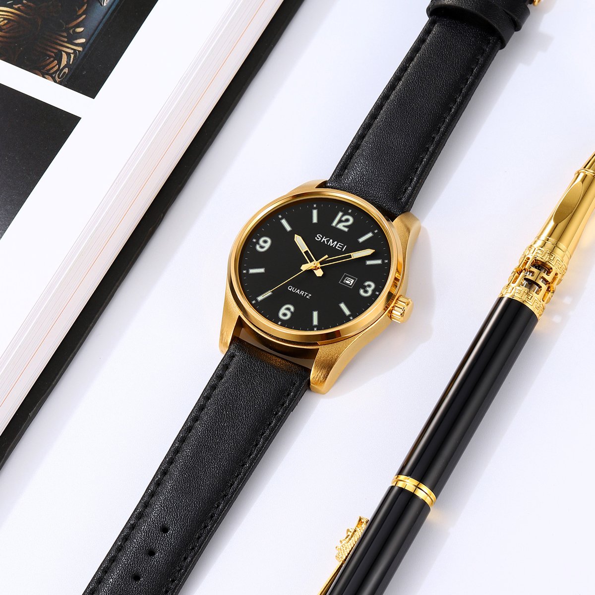 Годинник Skmei 2067GD Gold, фото №4