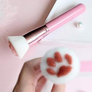 Кисть для макіяжу ECOSWAY Multifunctional Foundation Concealer у формі котячої лапки synthetic.ua - Фото 1