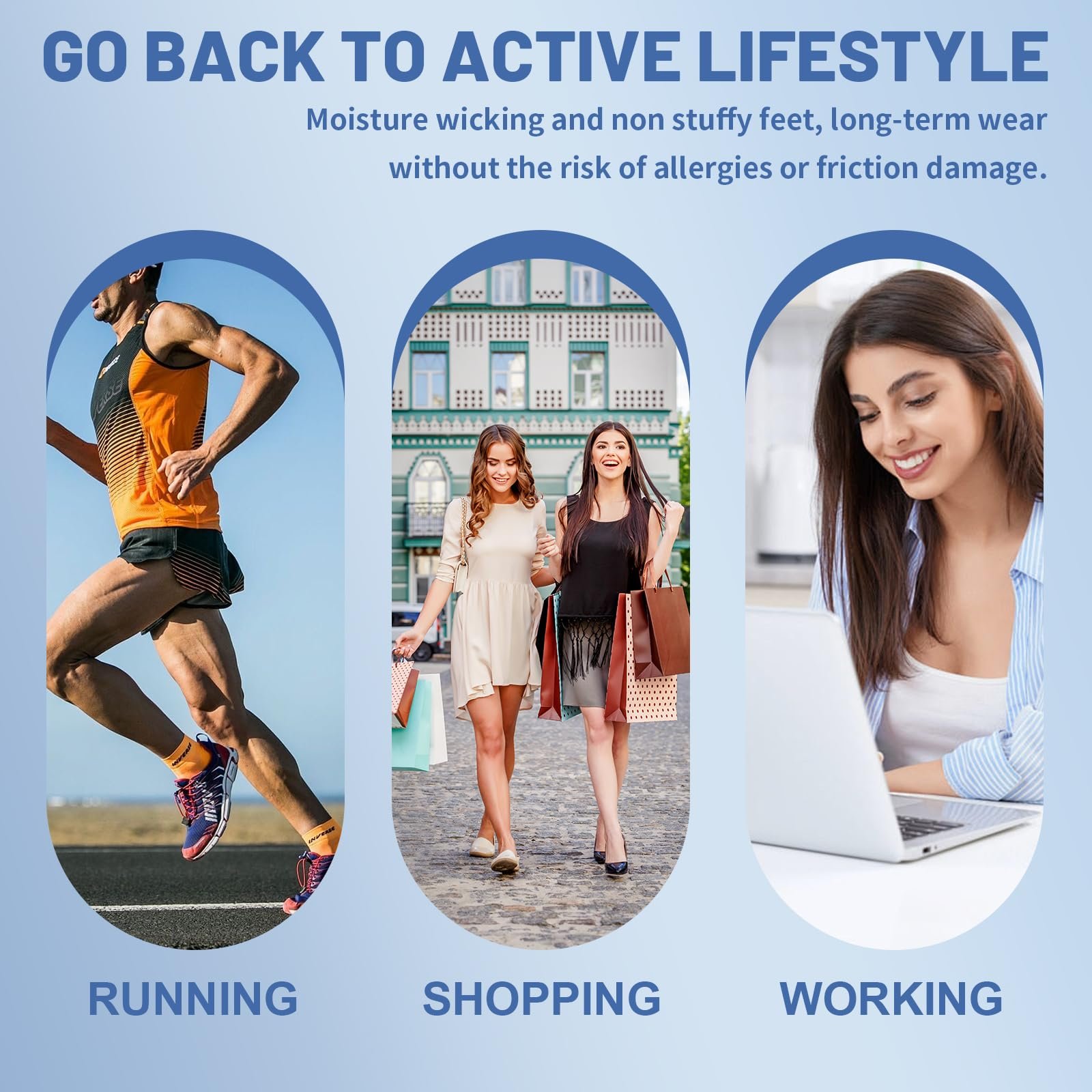 Шкарпетки для корекції великого пальця стопи Hallux Valgus, корекція молоткоподібного пальця та захист, фото №7