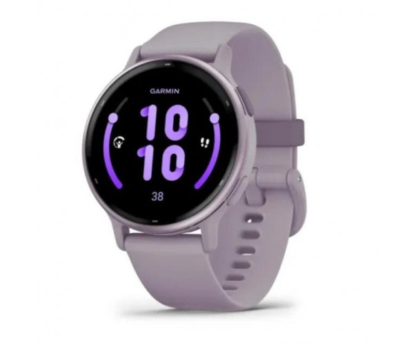 Смарт-годинник Garmin vivoactive 5 Metallic Orchid Aluminum Bezel with Case and Silicone (010-02862-13), фото №1