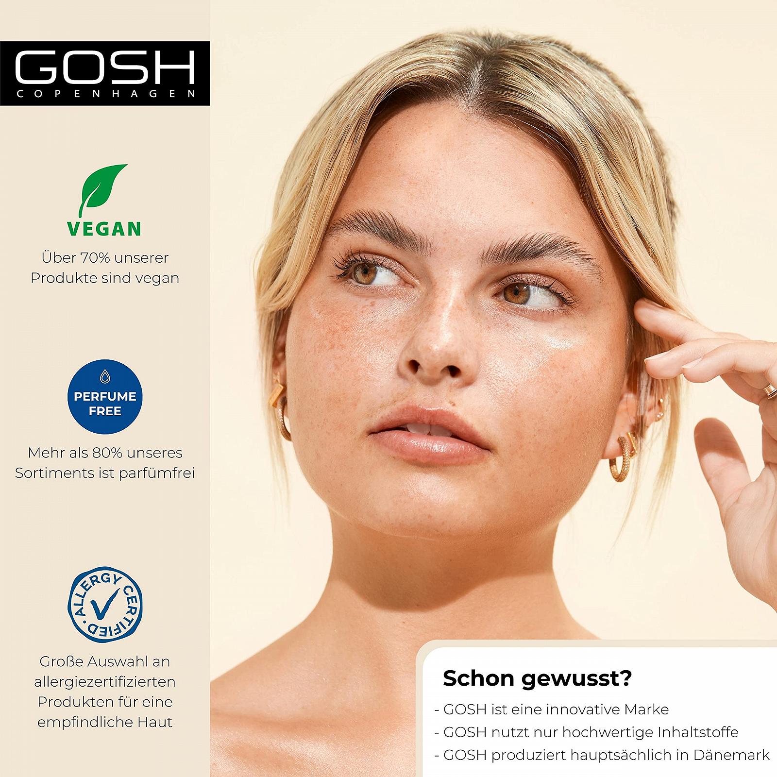 Олівець для брів GOSH Liquid для натуральних брів 002 сірий/коричневий, фото №6
