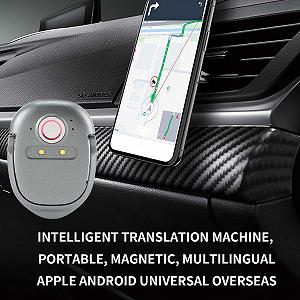 Пристрій голосового перекладу, Портативний голосовий 109 мов 5.2 для бізнес-навчальних подорожей, з простим двостороннім голосовим введенням synthetic.ua - Фото 1