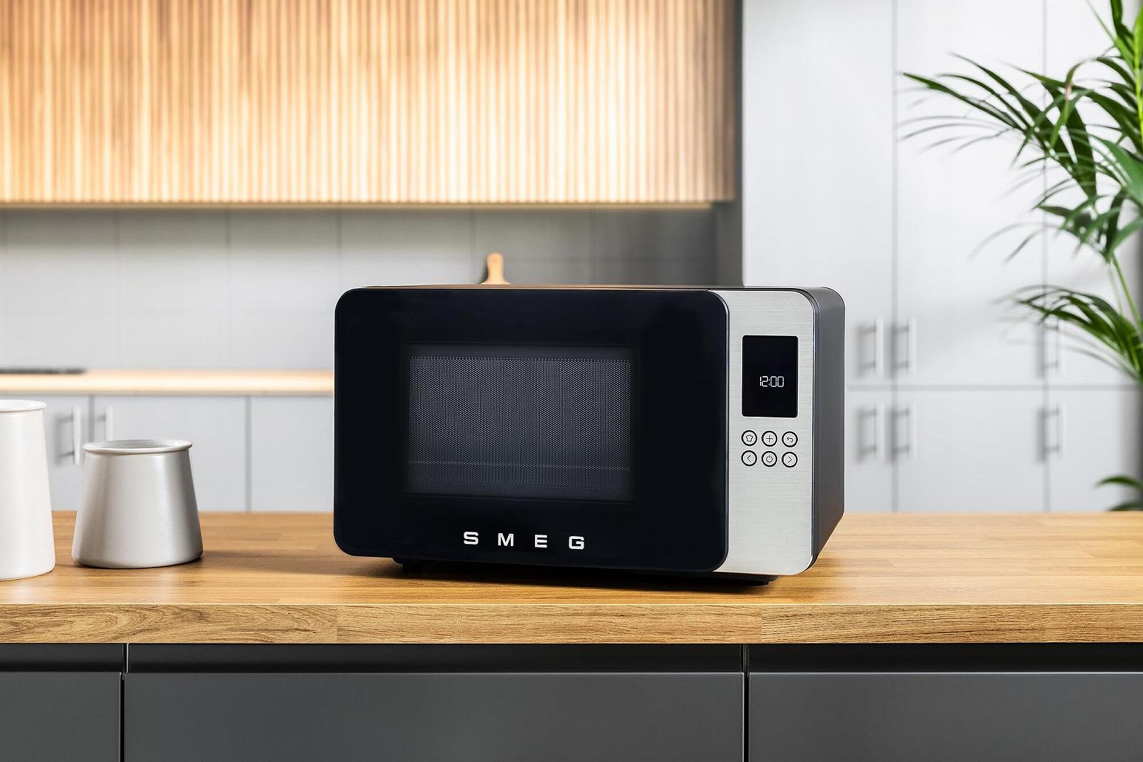Мікрохвильова піч Smeg MOC01BLMEU з грилем Чорна, фото №8 Мікрохвильова піч Smeg MOC01BLMEU з грилем Чорна, фото №8