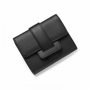 Кошелек GOIACII Женский Маленький A01-black Минималистичный - Фото 1