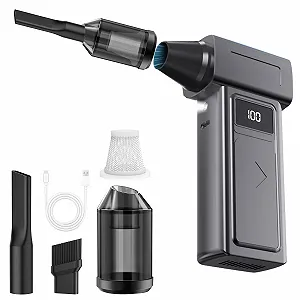 Электрическая воздуходувка Mini Blower 4 скорости 130 000 об/с 4000 мАч - Фото 1