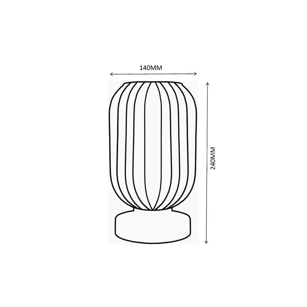 Настольная лампа Retro Glass 24 см Янтарный, фото №9