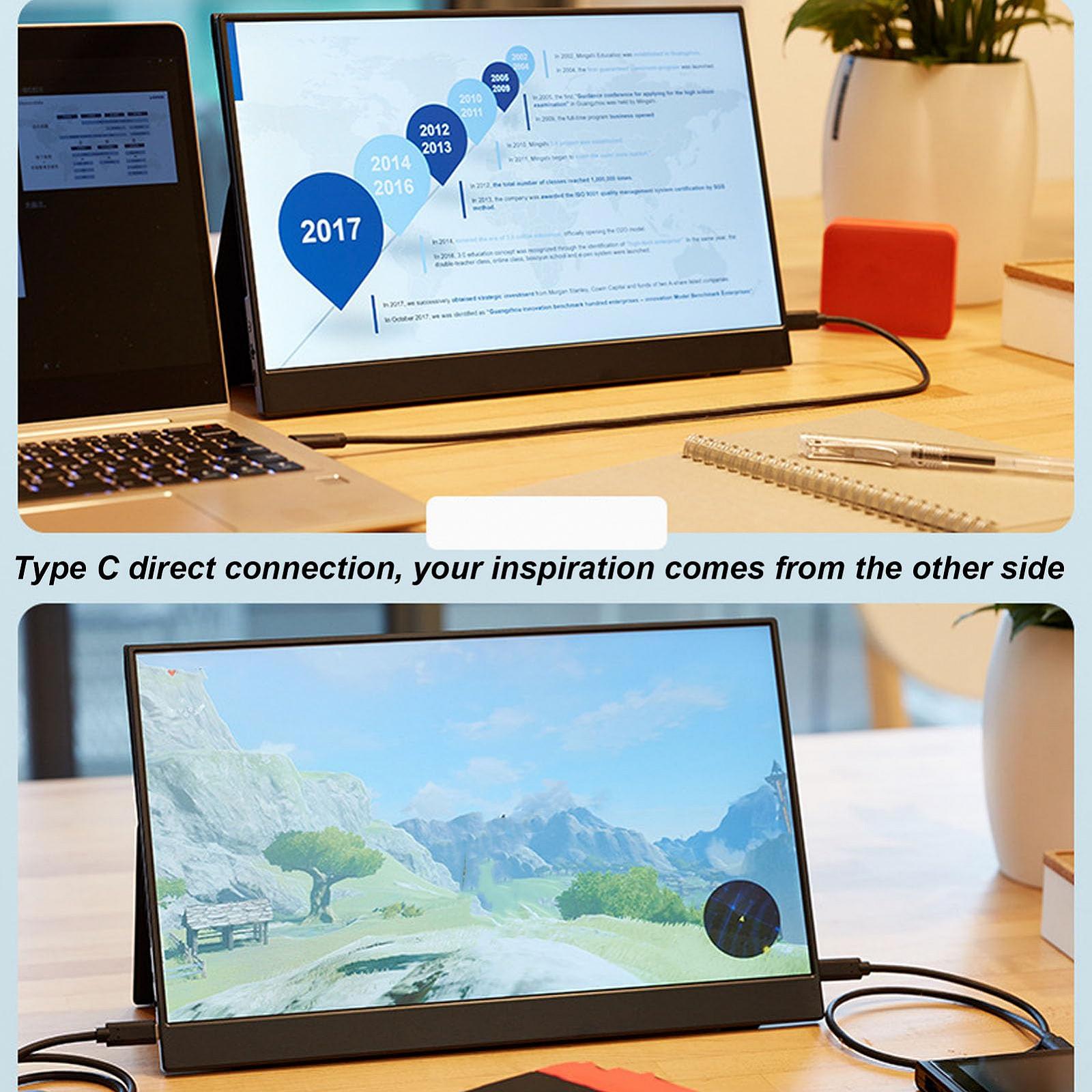 Монитор Plyisty Portable 16.1 Дюймов 1920 x 1080 IPS, фото №5