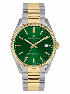 Часы Jacques Lemans Derby 50-3 40 мм, юбилейная коллекция, дата, 10 ATM, со стальным браслетом, разные варианты - Фото 1