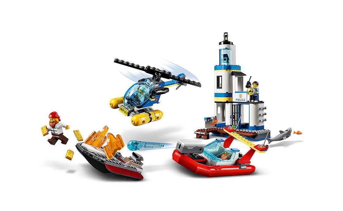 Детский конструктор LEGO City Операция береговой полиции и пожарных (60308), фото №2