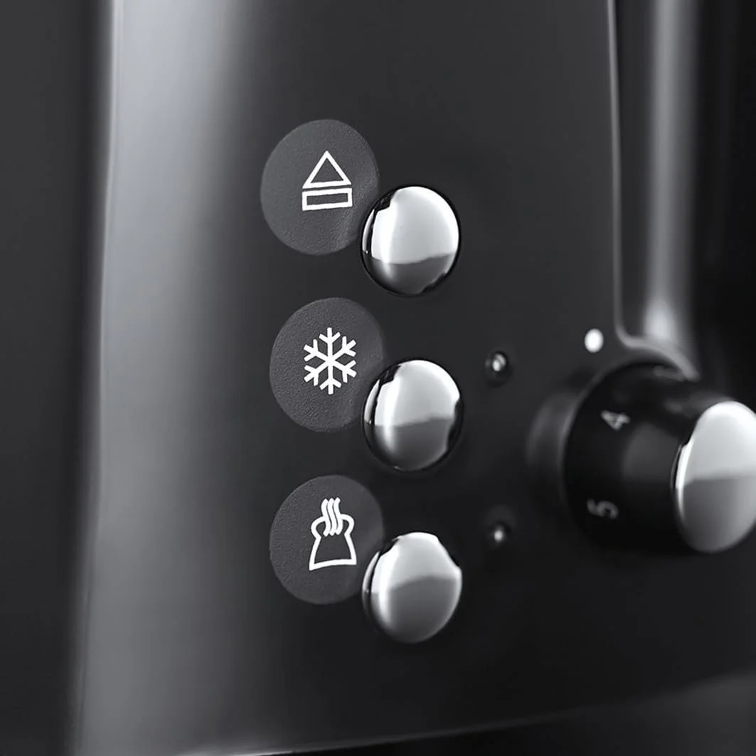 Тостер Russell Hobbs Textures + 22601-56, 2 слоти, 850 Вт, чорний, фото №6