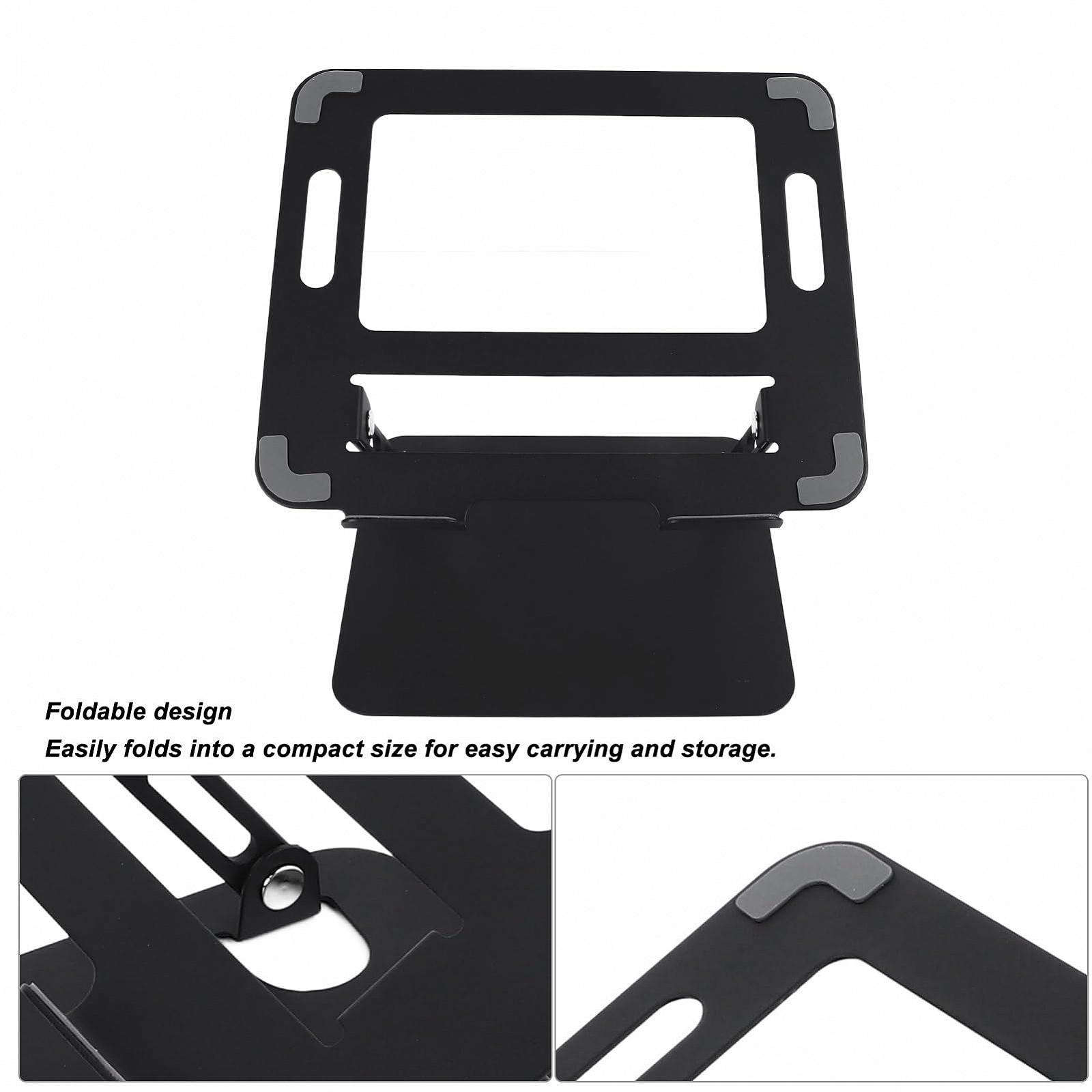 Подставка для ноутбука и планшета, складная, регулируемая по высоте, углеродистая сталь, 180 градусов, фото №6