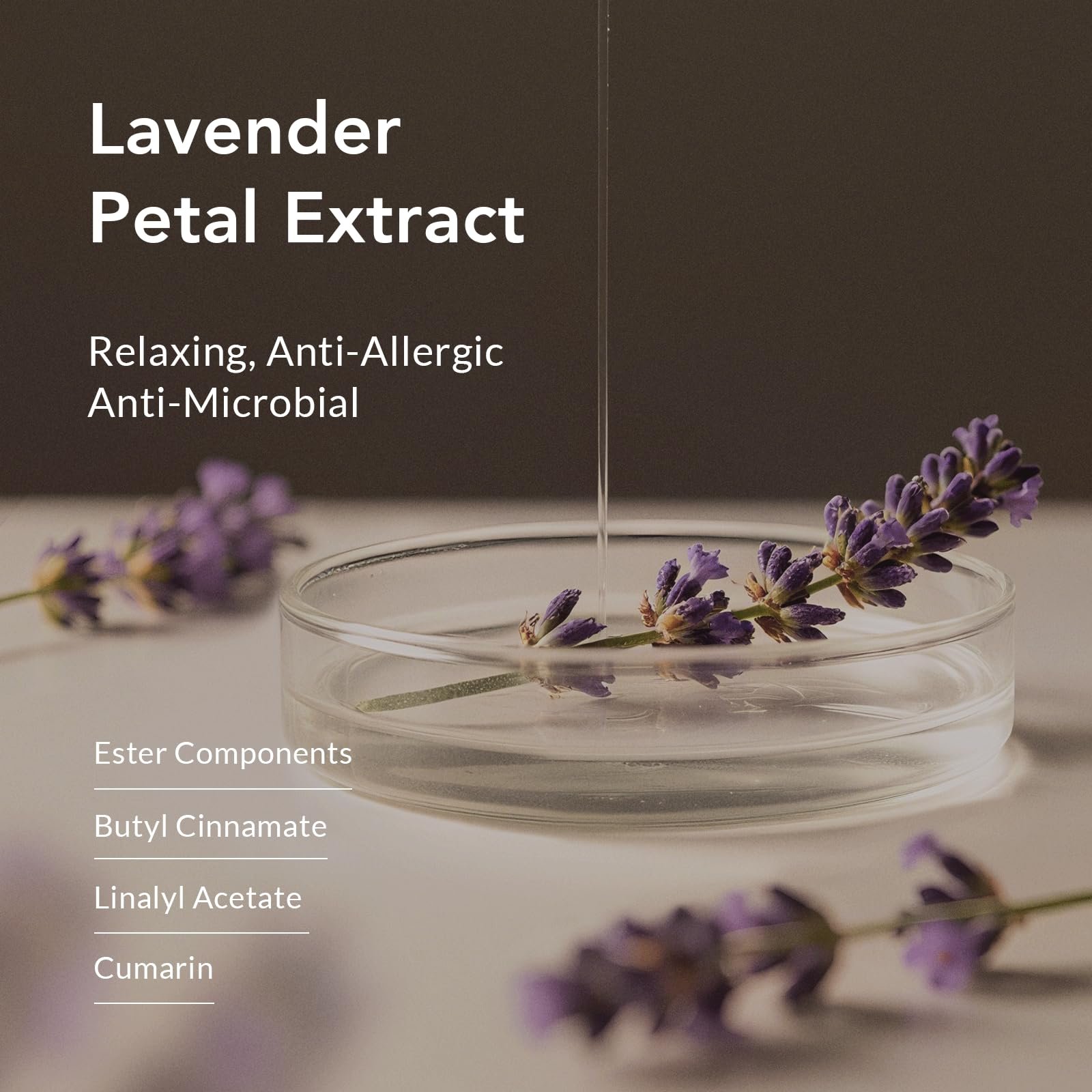 Гель для душу Kustie Lavender з натуральними пелюстками та ефірними маслами, фото №3