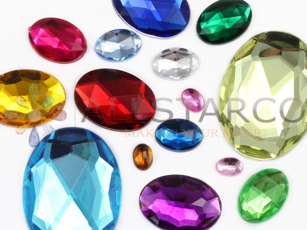 Стрази Овальні Червоний рубін 25x18 мм, 20 шт, фото №8 Стрази Овальні Червоний рубін 25x18 мм, 20 шт, фото №8