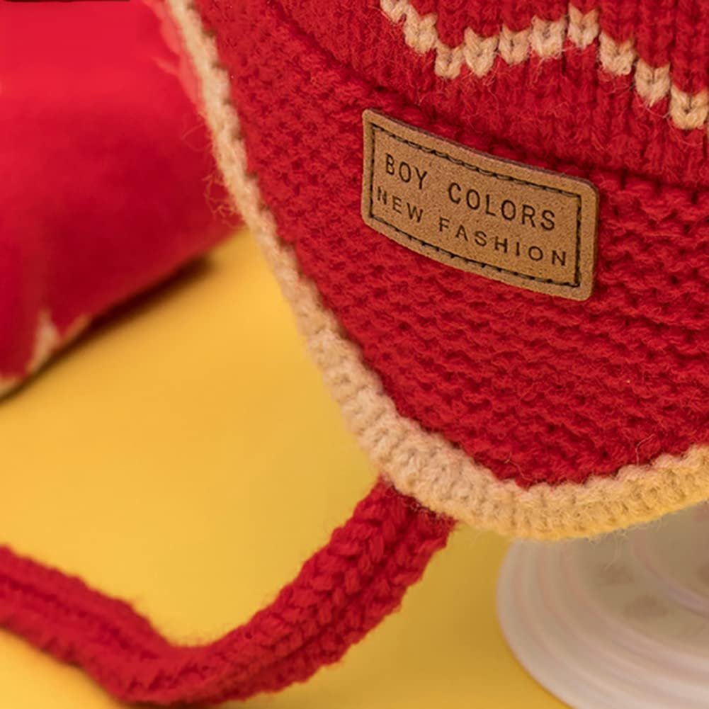 Вязаная шапка Vobozeany с шарфом для детей, зимняя, фото №4 Вязаная шапка Vobozeany с шарфом для детей, зимняя, фото №4