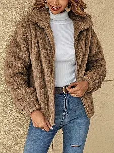 Жіноча куртка HUXRAKV Осінь-Зима Тепла synthetic.ua - Фото 1