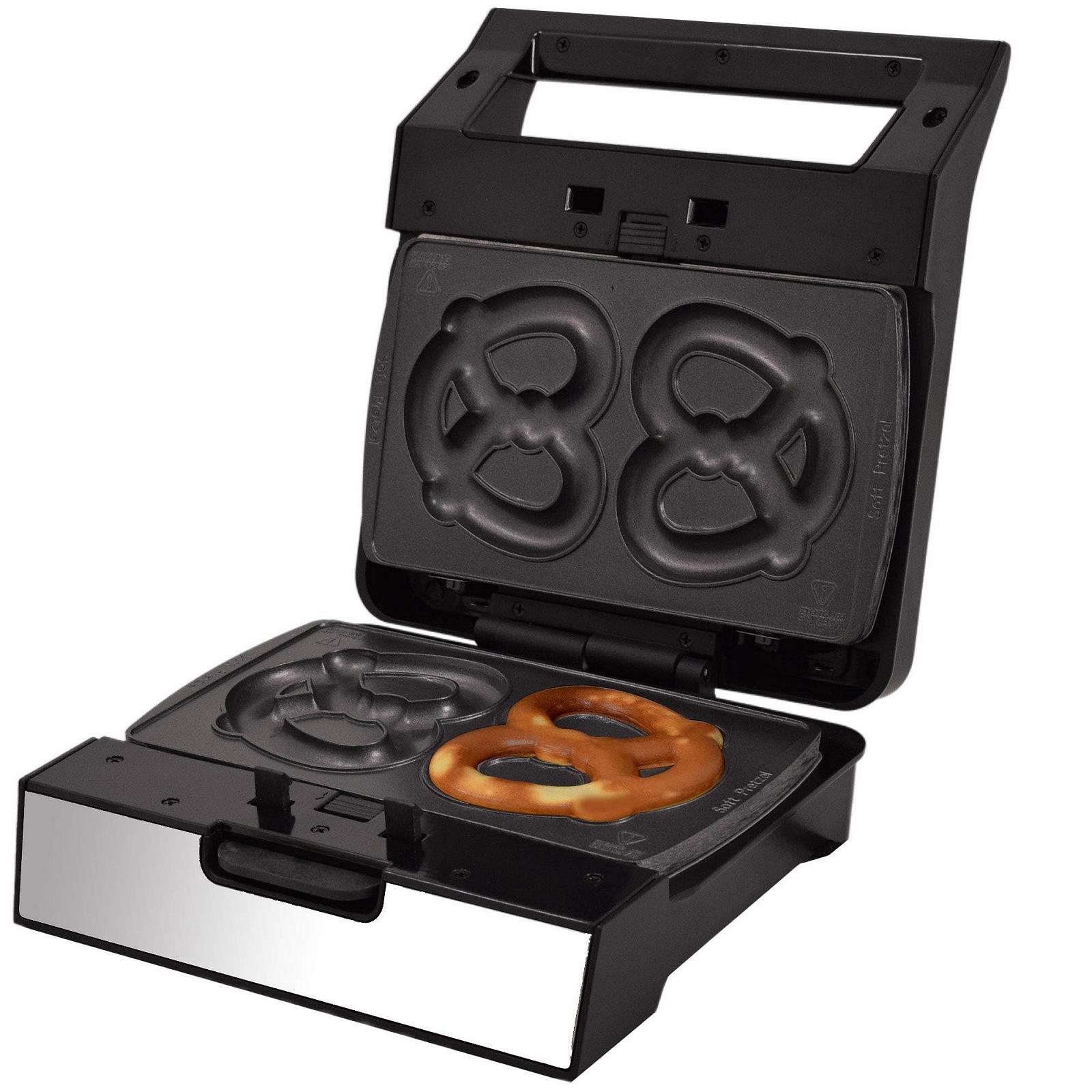 Крендельница Syntrox Germany MM-1400W с съемными пластинами для выпечки, фото №4
