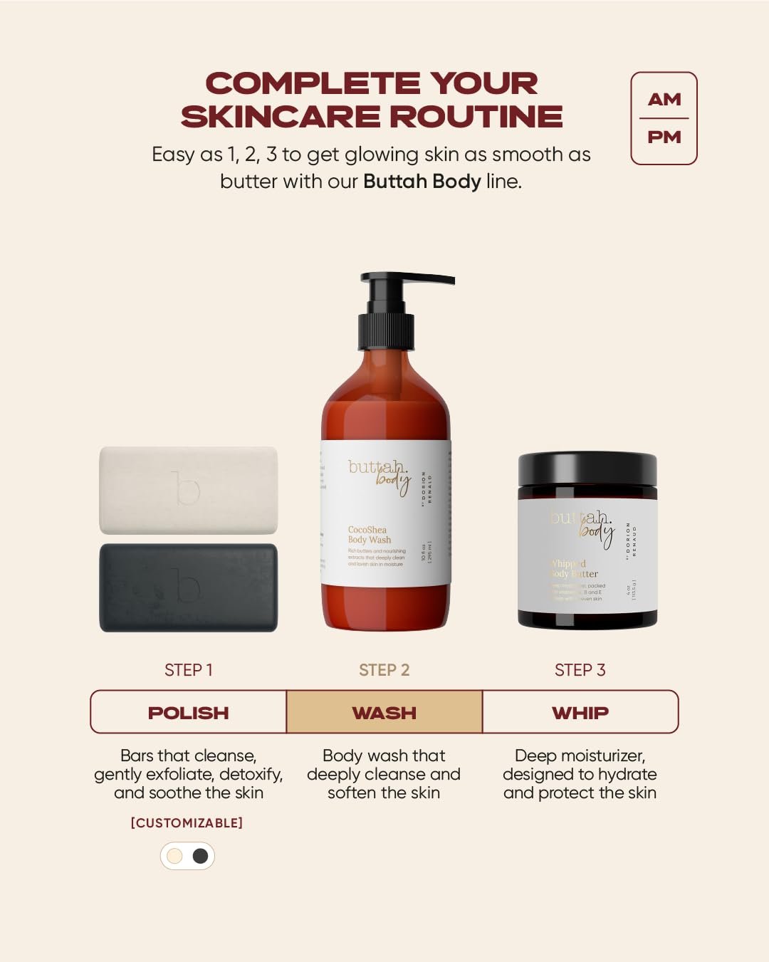 Гель для тіла buttah. by Dorion Renaud Egyptian CocoShea 10 унцій 295 мл, фото №6