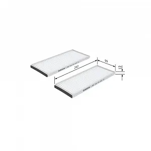 Фільтр салону BOSCH 1 987 432 161 для HYUNDAI - Фото 1