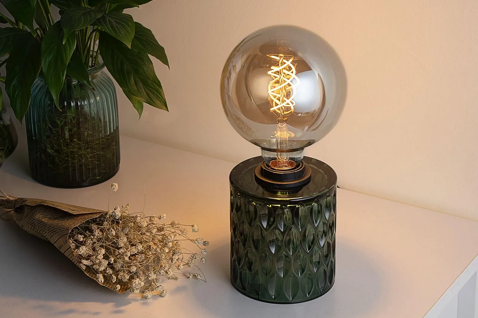 Настільна лампа Pauleen Crystal 20 W E27 230 V скло Green, фото №5