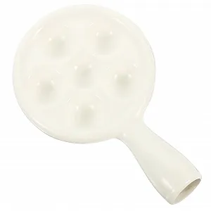 Форма для запекания улиток Cabilock на 6 отверстий керамическая с углублениями и нескользящим дном - Фото 1