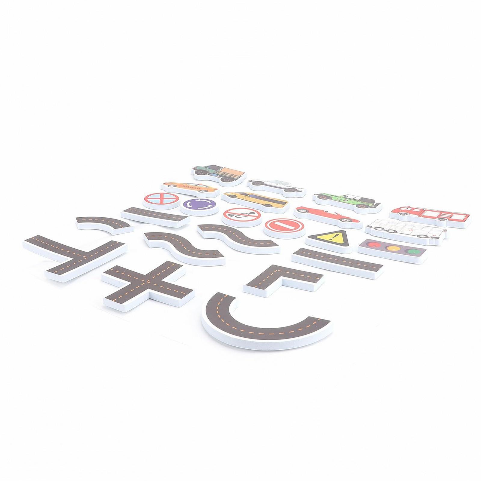 Пазл для ванни Cryfokt City Eva, набір з 23 штук, фото №4