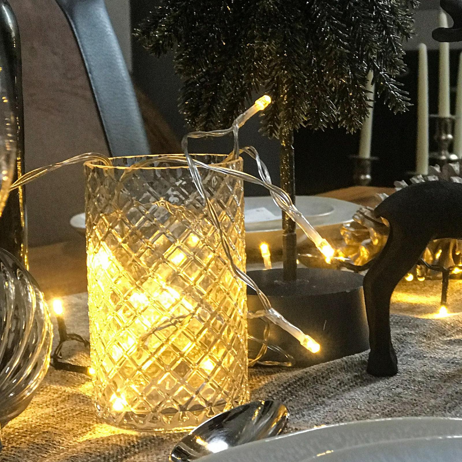 Гірлянда Hellum 20 LED, 2.85 м, теплий білий, прозорий кабель, набір 2 шт., фото №7