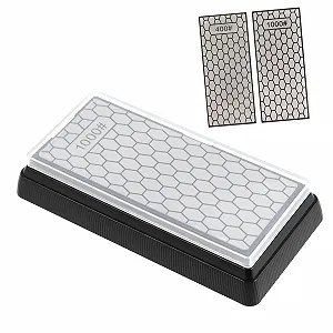 Ручне точило для ножів діамантове 400/1000 Grit нековзне - Фото 1