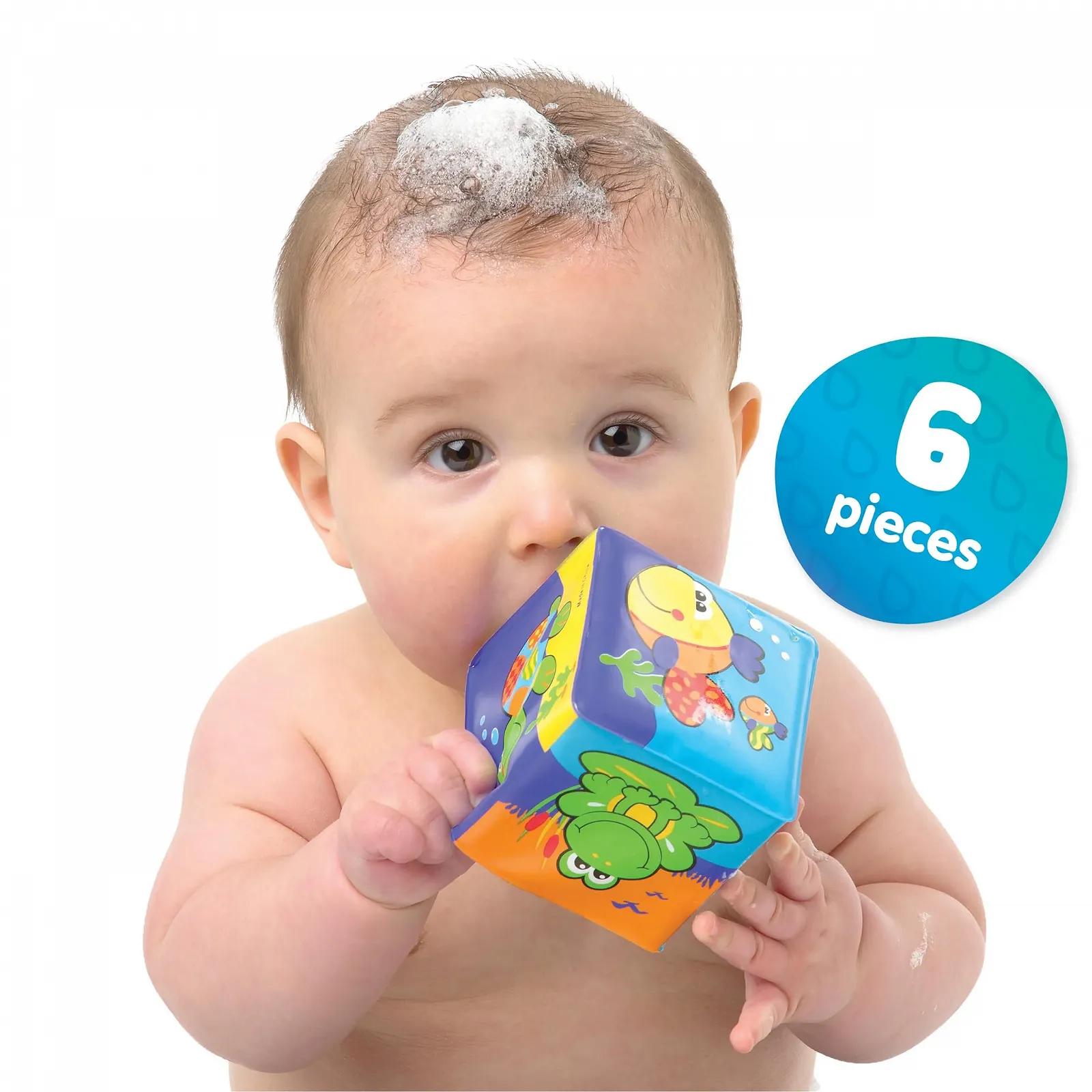 Игрушка Playgro Кубики Мягкие 0181170 6 штук Лиловый/Синий, фото №5 Игрушка Playgro Кубики Мягкие 0181170 6 штук Лиловый/Синий, фото №5