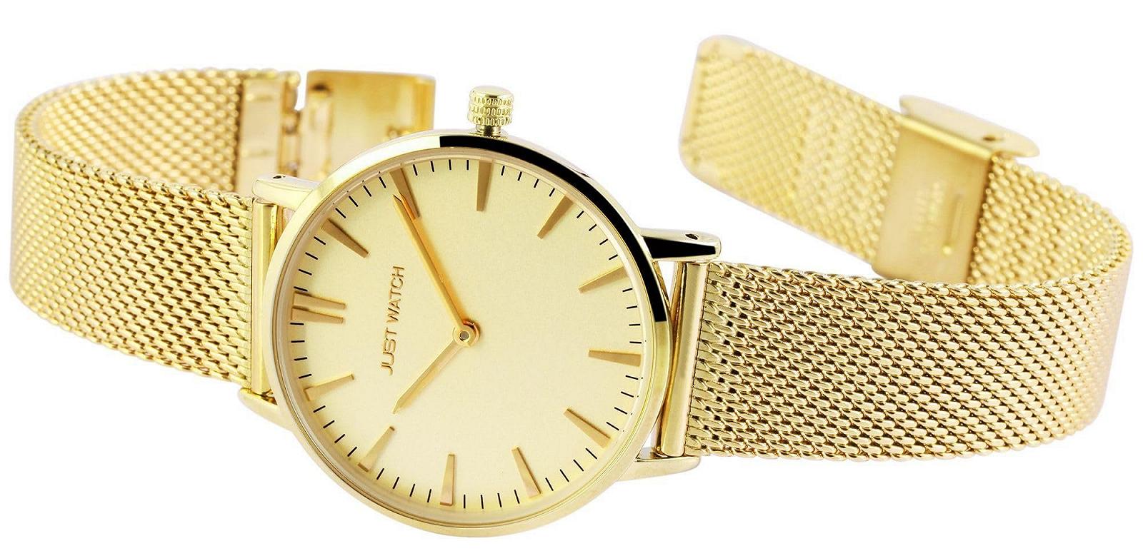 Годинник Just Watch Жіночий Кварцовий Золотий, фото №2