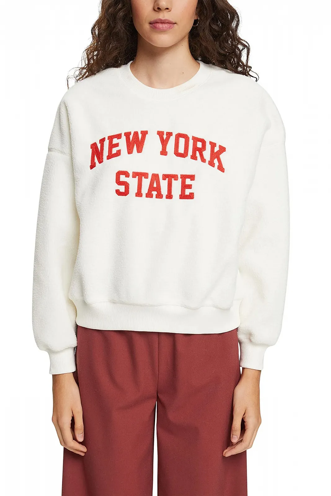 Кофта ESPRIT Teddy Fur College, фото №1