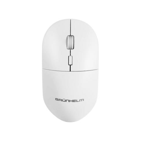 Мышка Grunhelm M-521WL-B Wireless White (126873), фото №1