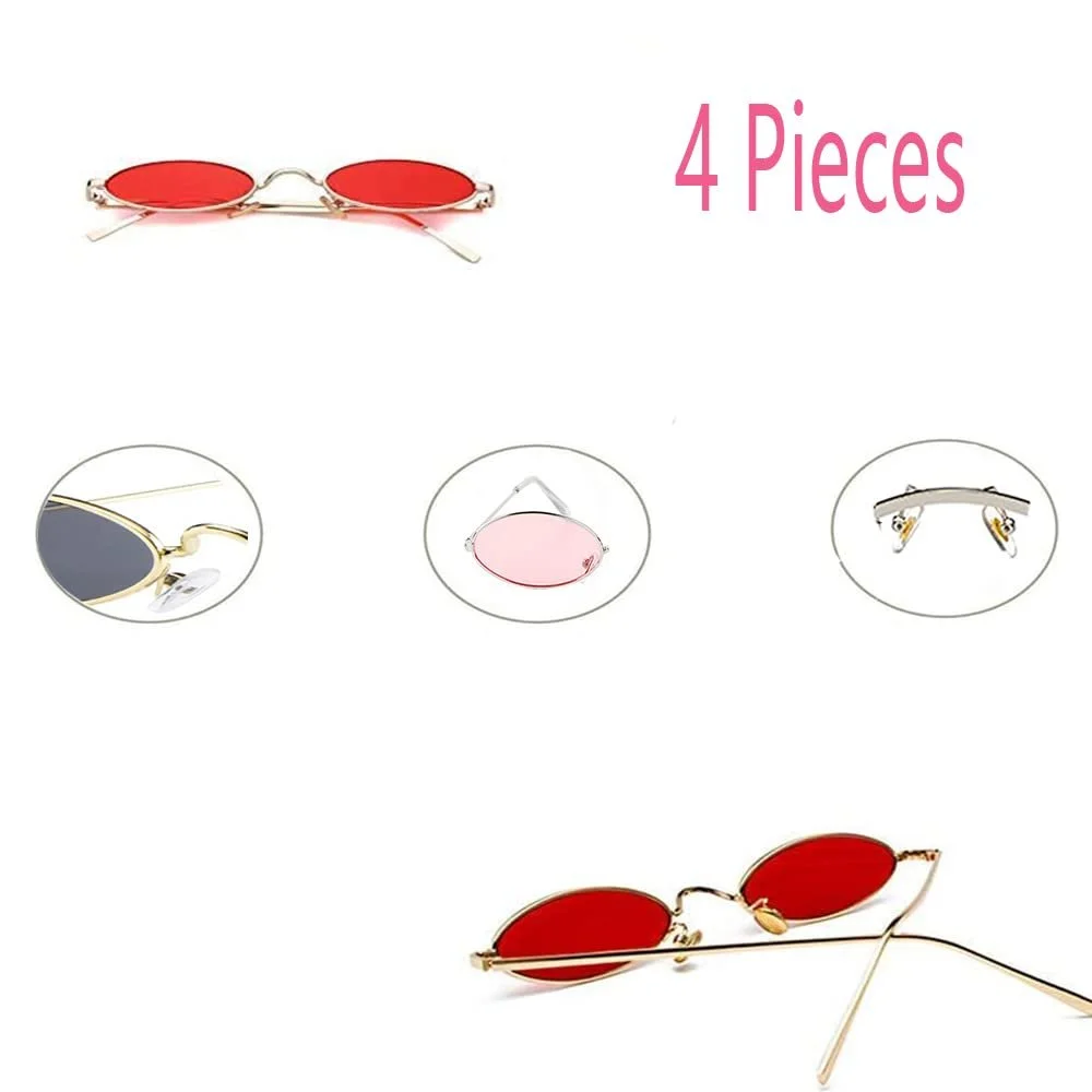 Набір жіночих окулярів Festival (4 шт.) Червоний/Рожевий/Синій/Сірий, фото №2 Набір жіночих окулярів Festival (4 шт.) Червоний/Рожевий/Синій/Сірий, фото №2