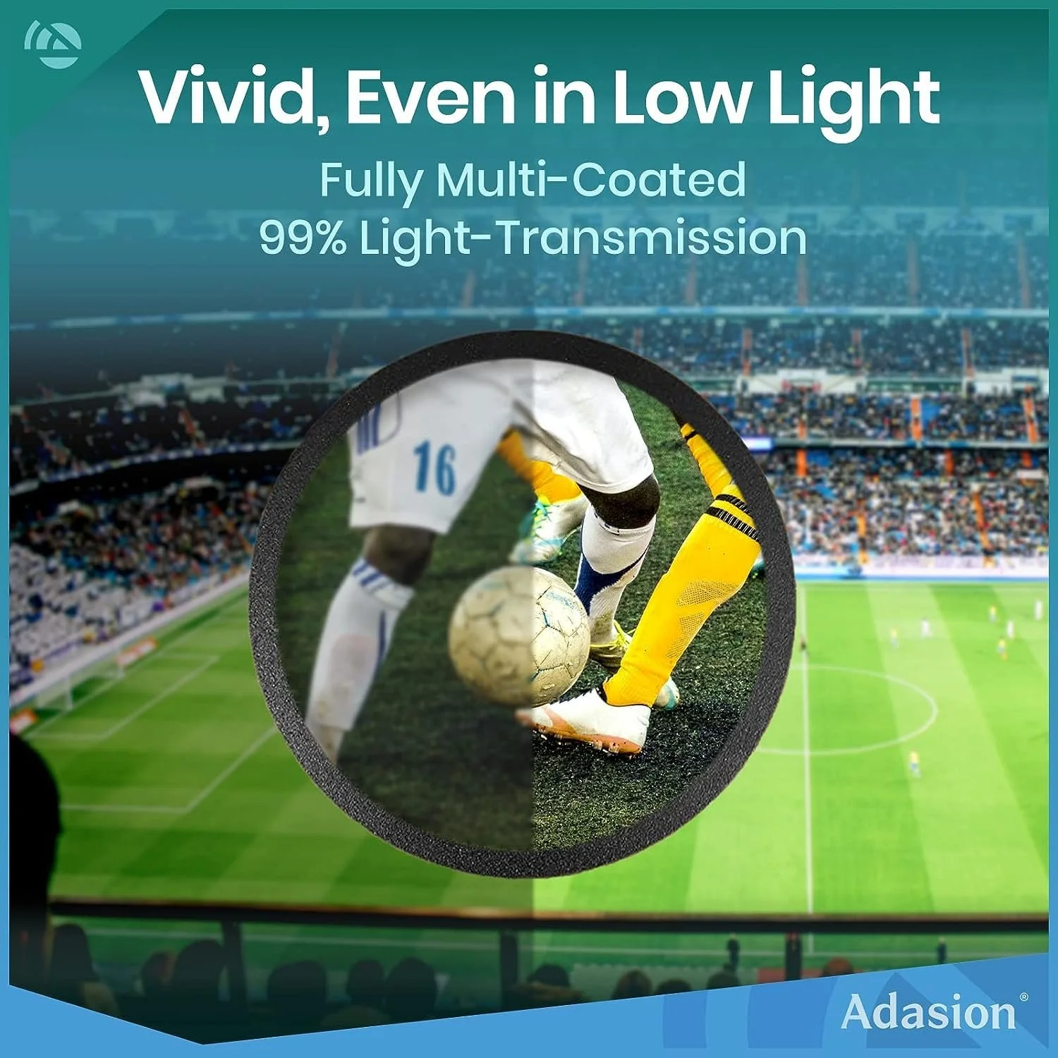 Бінокль Adasion 12x42 HD Black, фото №3