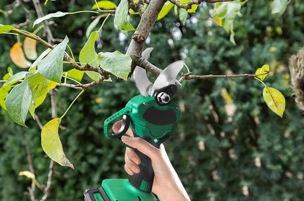 Секатор UISEBRT електричний 48 V 3000 mAh, діаметр різу 30 мм, фото №6