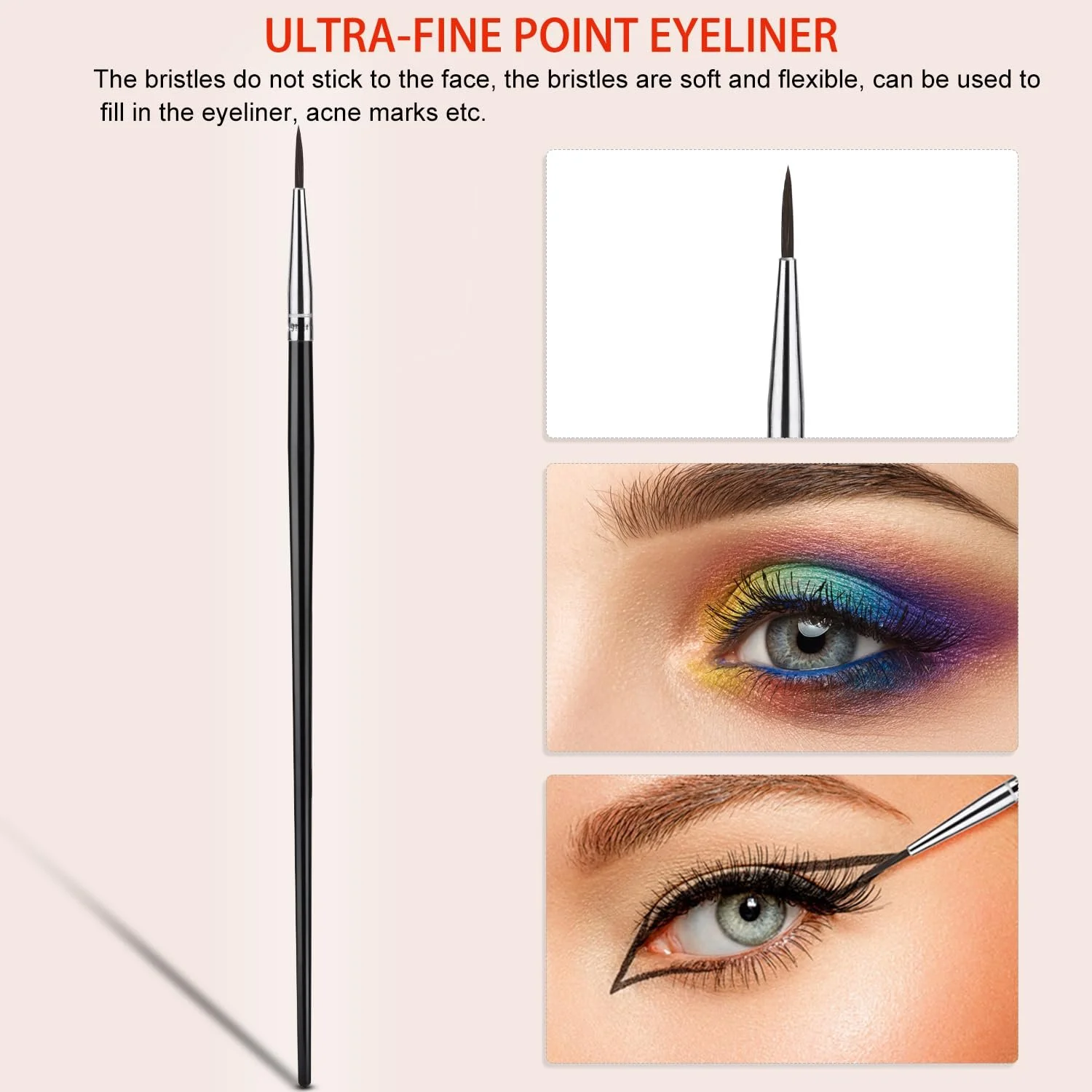 Yrarbil Кисті Eyeliner-Pinsel Fein Abgewinkelt Eyeliner, фото №4 Yrarbil Кисті Eyeliner-Pinsel Fein Abgewinkelt Eyeliner, фото №4