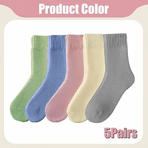 5 пар термоносков мужских, зимние теплые носки, толстые дышащие носки, зимние носки для походов, дома, отдыха, спорта synthetic.ua - Фото 1