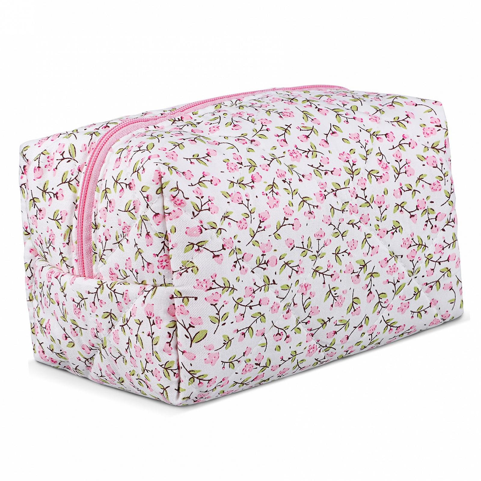 Сумка косметична LIFKOME 4 шт. квітковий візерунок з блискавкою, фото №3