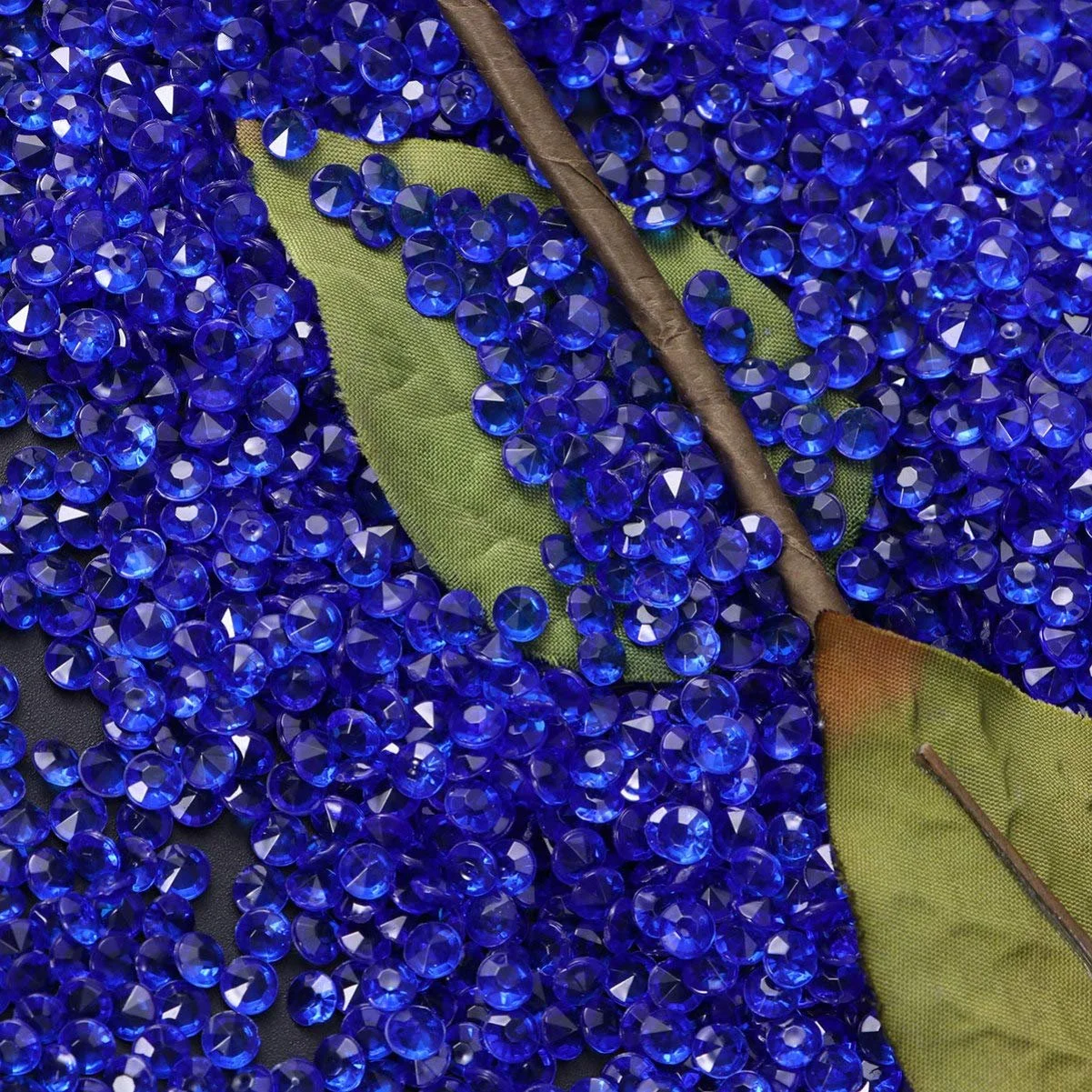 Конфетти Кристаллы Украшения 6000 штук. Декоративные бусины для ваз. Стеклянная ваза. Драгоценные камни для ногтей. Хрустальное рождественское украшение. Бриллиантовые украшения для рукоделия, фото №2