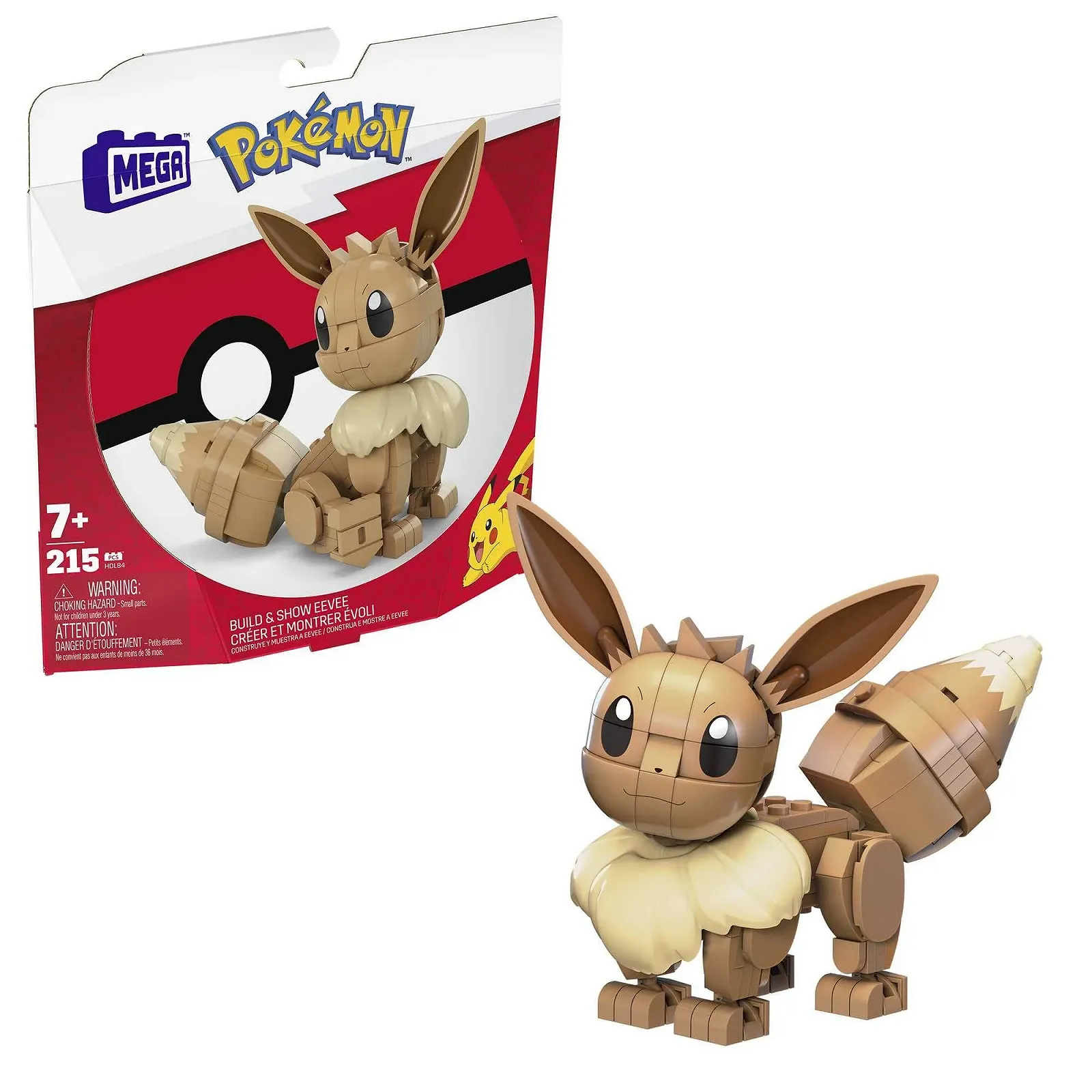 Конструктор Mega Construx Pokemon Eevee HDL84, іграшка для конструювання для дітей від 7 років, фото №1 Конструктор Mega Construx Pokemon Eevee HDL84, іграшка для конструювання для дітей від 7 років, фото №1